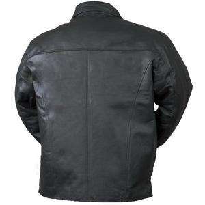 Bullet Blocker Bulletproof Leather Jacket