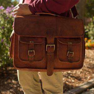 Leather Normad Bulletproof Briefcase